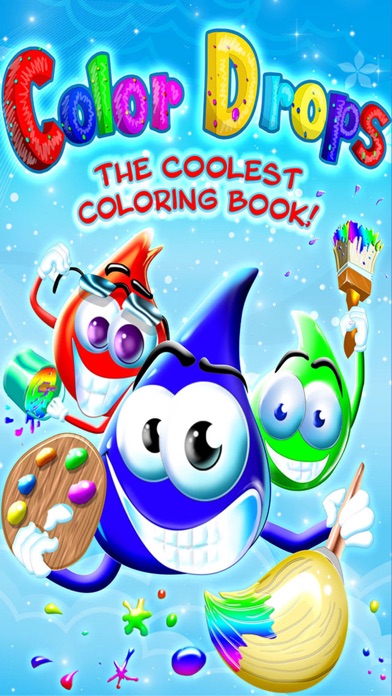 Color Drops - Children’s animated draw & paint interactive game HD Screenshot 1