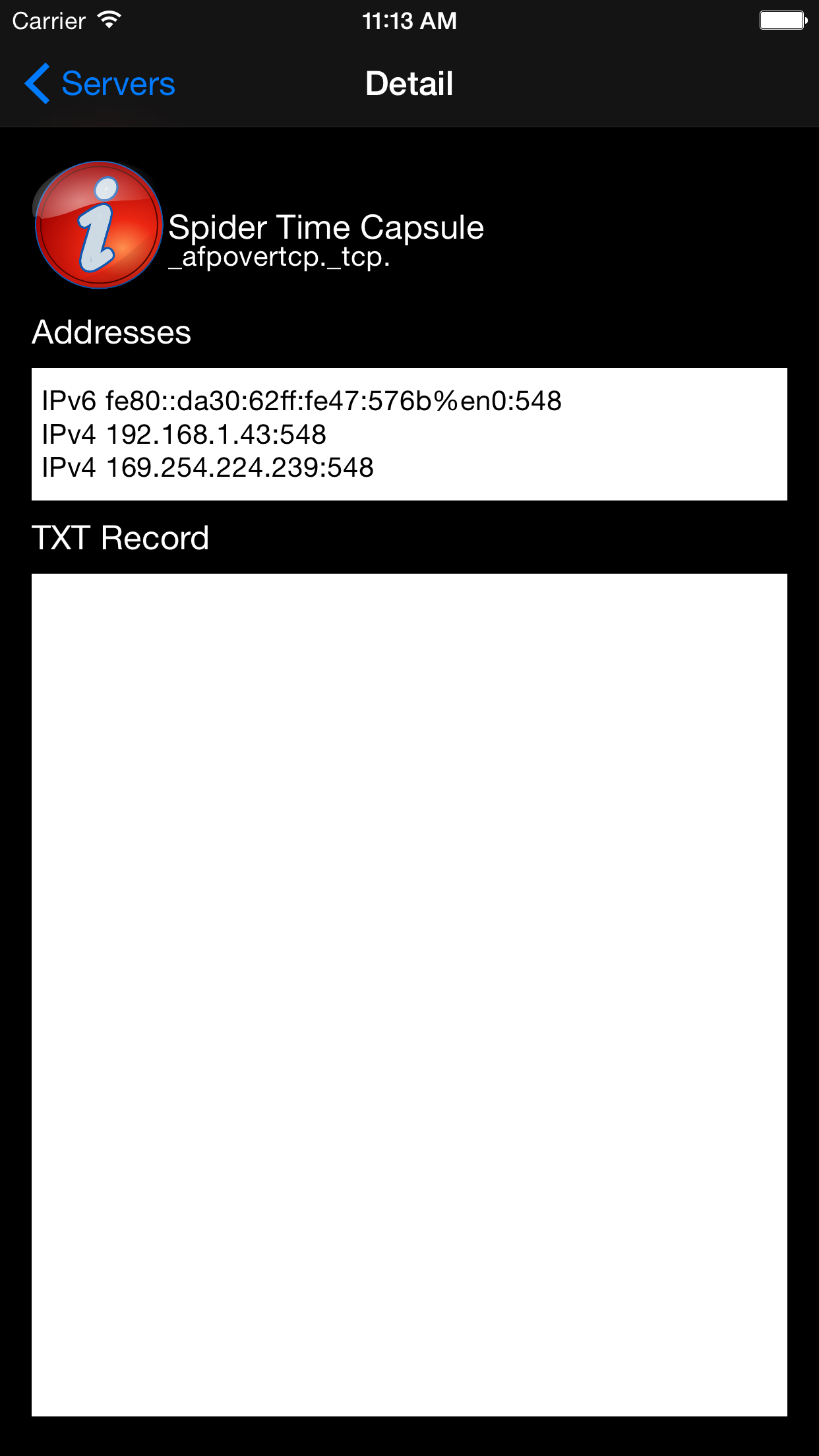 mDNS Utility screenshot 3