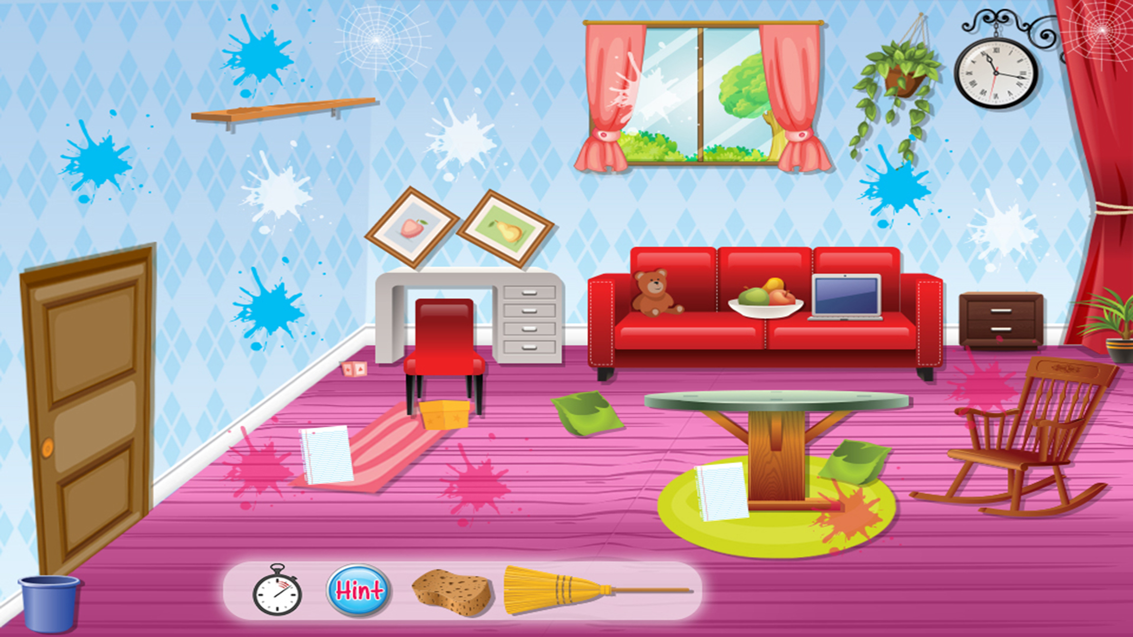 Princess Room Cleanup - Cleaning & decoration game