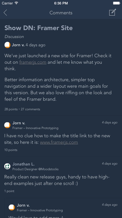 DN Paper - Designer News screenshot-3