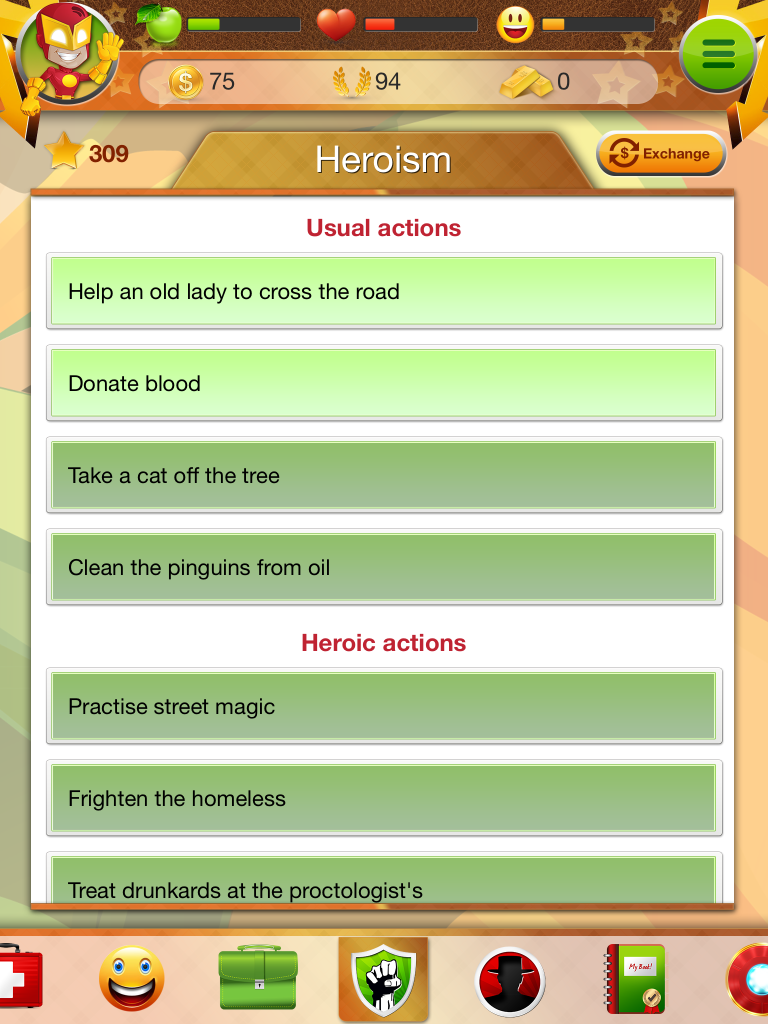 Superhero - life simulator of the superhero with RPG elements. Become the greatest hero of the Earth