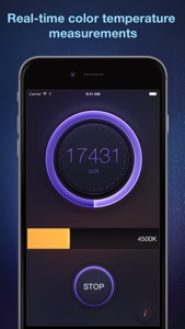 Lux Meter - light measurement tool for measuring lumens, foot candles, lx and light temperature screenshot #4 for iPhone