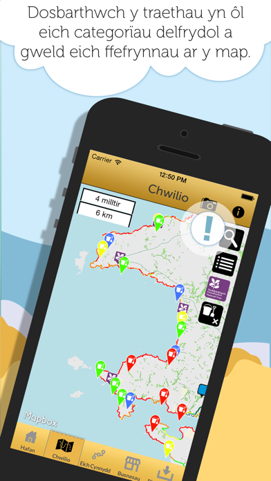 Screenshot 3 of Arfordir Cymru App