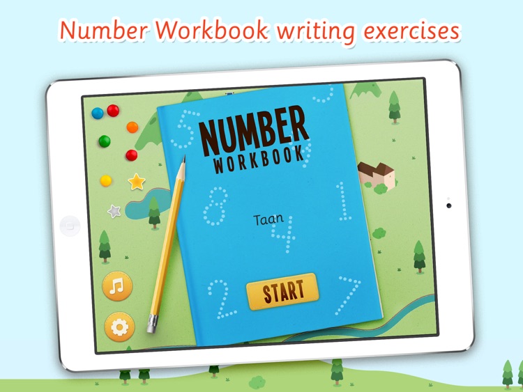 Number Workbook: Learn to write numbers from 0 - 20 for Toddlers and children screenshot-0