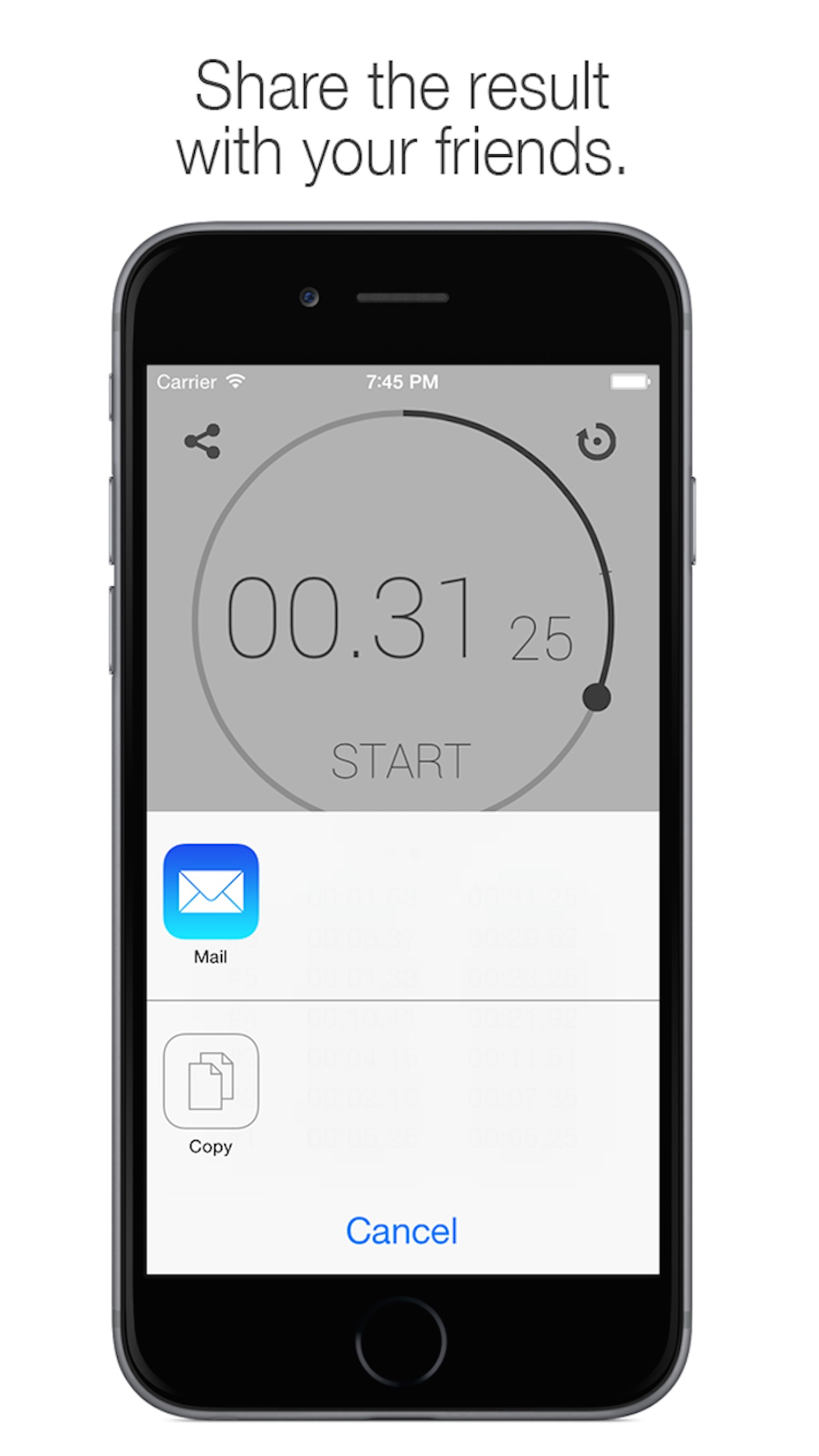 Timr - Puristic timer & stopwatch