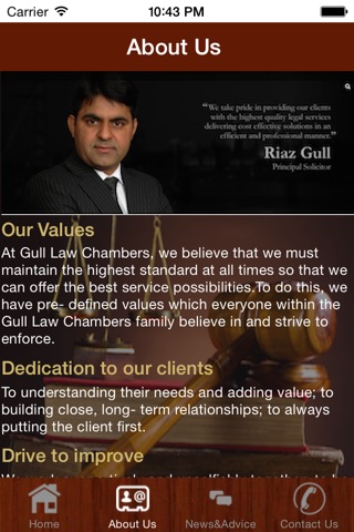 Gull Law Chambers screenshot 2