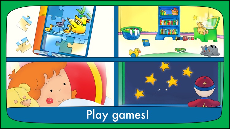 Goodnight Caillou – Bedtime Activities screenshot-3