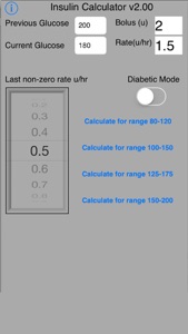 Insulin Protocol Calculator screenshot #1 for iPhone