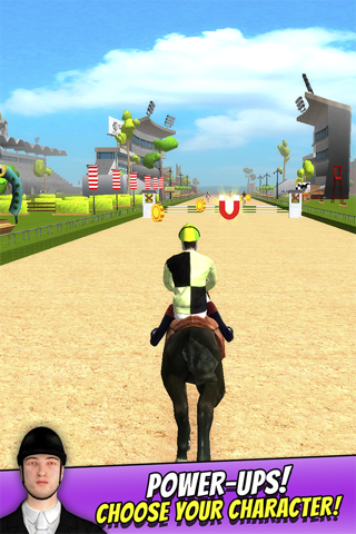OMG Horse Races Free - Funny Racehorse Ride Game for Children screenshot 3