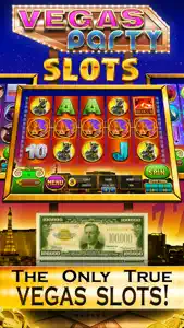 Vegas Party Casino Slots VIP Vegas Slot Machine Games - Win Big Bonuses in the Rich Jackpot Palace Inferno! screenshot #1 for iPhone