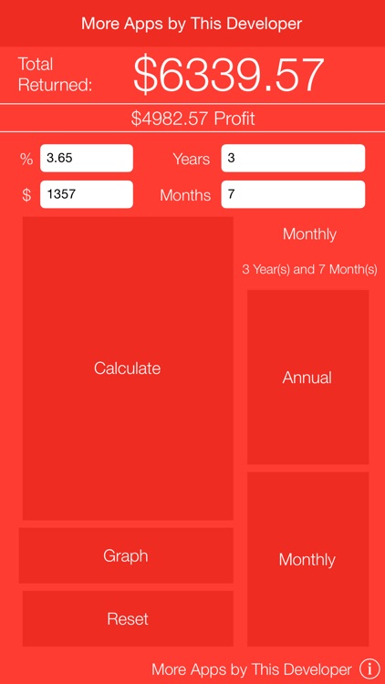 Compound Interest Calculator with Graph