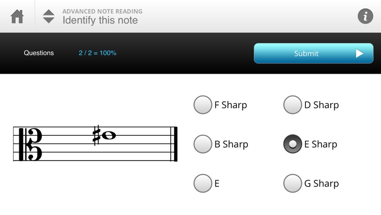 Musition Advanced Note Reading