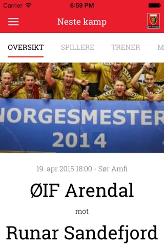 ØIF Arendal screenshot 3