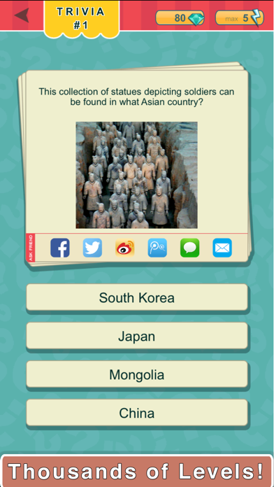 Screenshot #1 pour Trivia Quest™ History - trivia questions