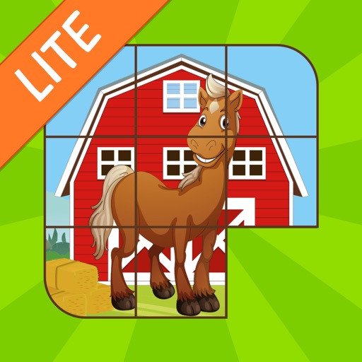 Kids Sliding Puzzle Horses free icon