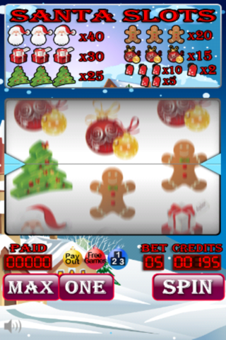 Santa Slots - Free Christmas Themed Vegas Style Slots! screenshot 2