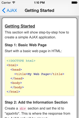 AJAX Pro Quick Guide screenshot 3