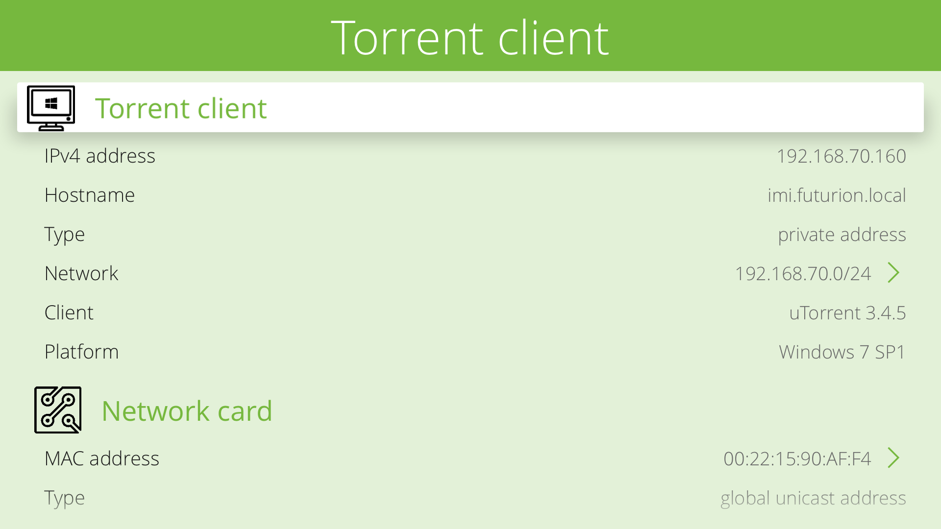 Torrent Detector