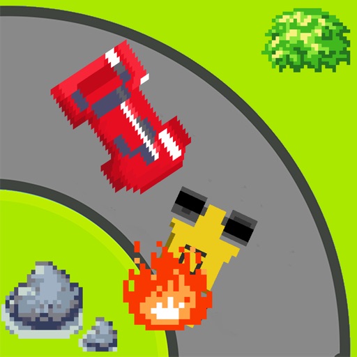 Crash Race -  The racing car game in 8 bit style
