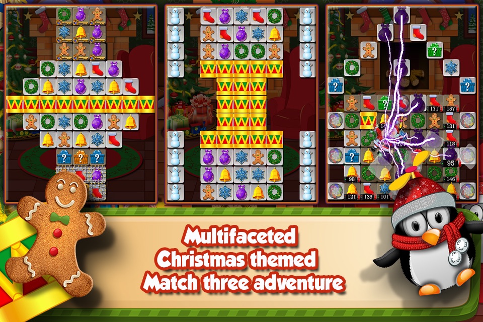 Christmas Drops 2 - Match three puzzle screenshot 2