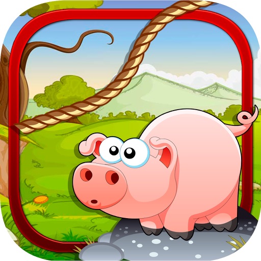 Rope The Piggies At The Farm Free icon