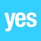 Yes is the simplest way to ping your friends and tell them where you are with a single