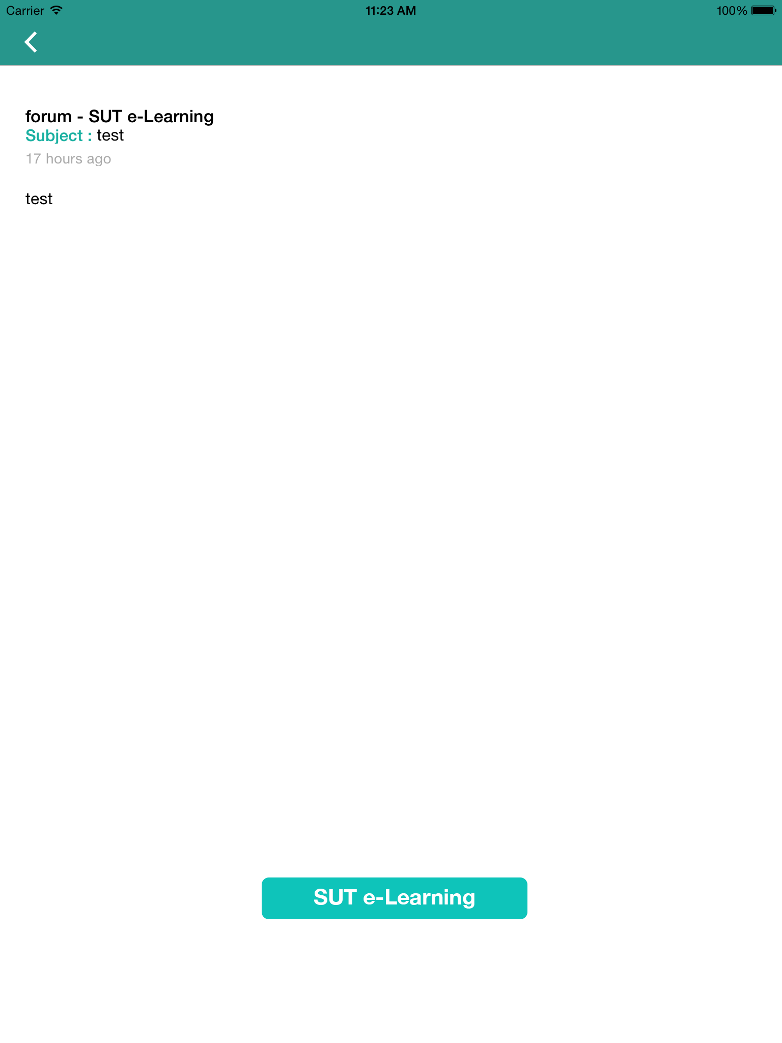 SUT e-Learning