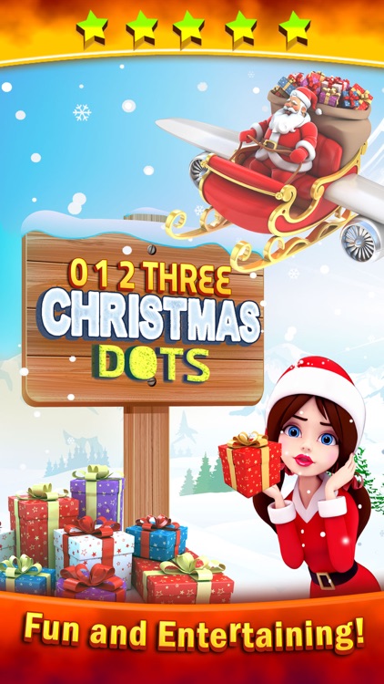 0 1 2 Three Christmas Dots: Magic Land for Santa Claus, Elves and Fairy Tale