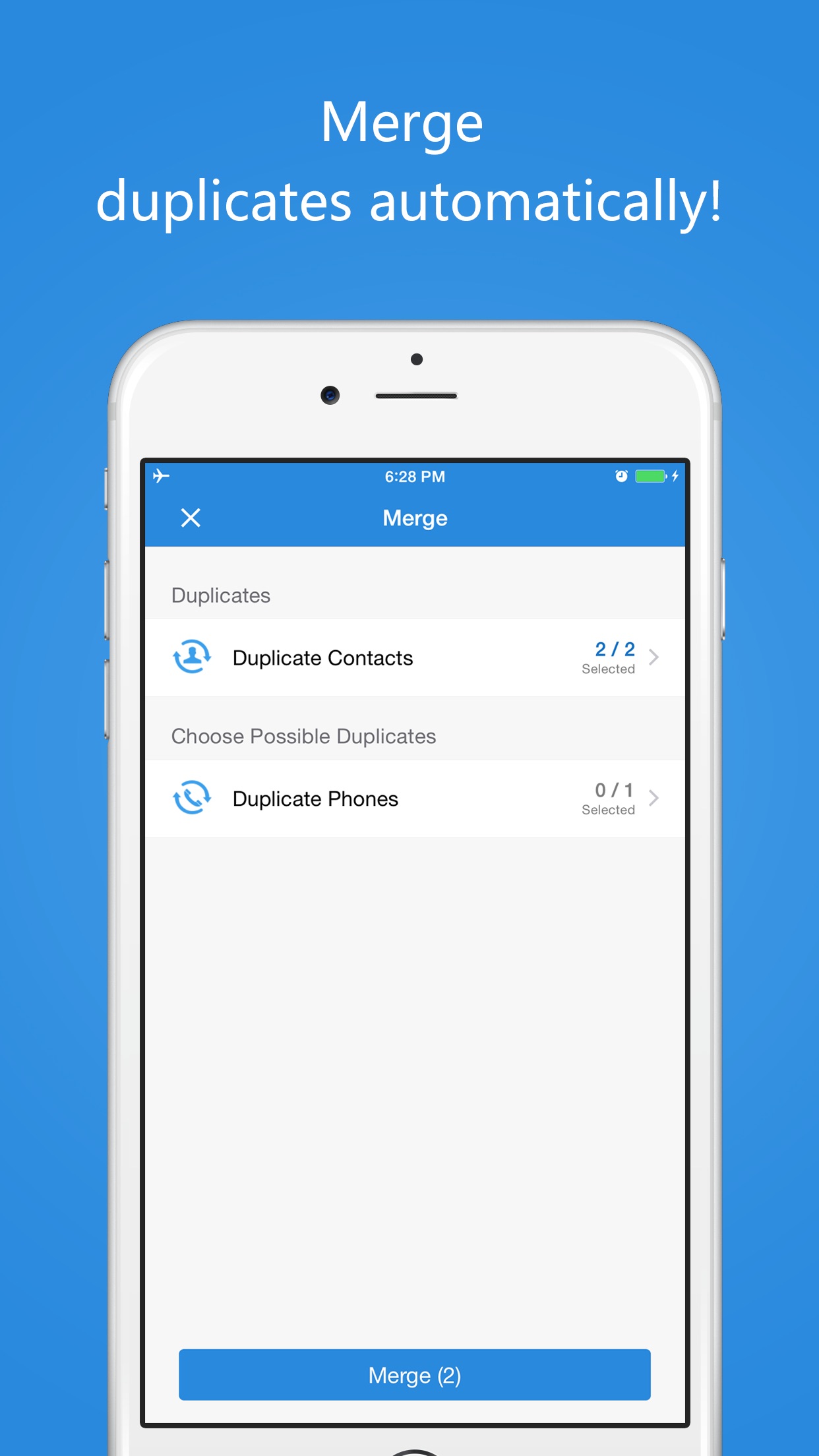 Screenshot 3 of Contact Cleaner & Merge