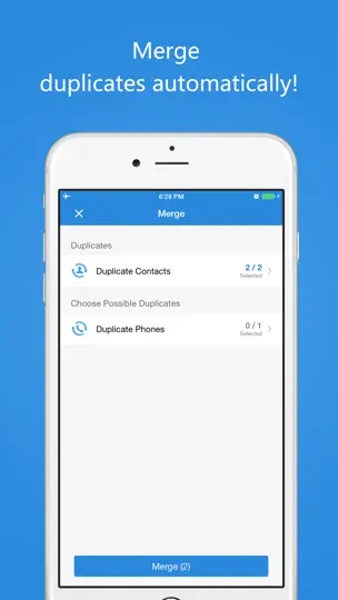 Contact Cleaner & Merge iPhone Ekran Görüntüsü 3