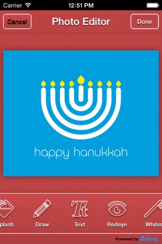 Chanuka / Hanukah Card screenshot 2