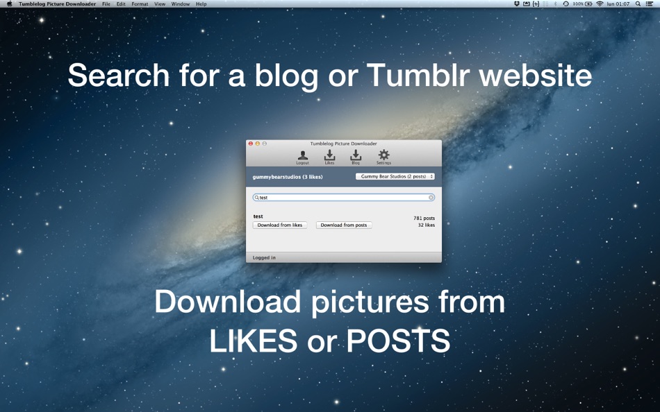 #2. Tumblelog Picture Archiver (macOS) 由: Marco Petrucci