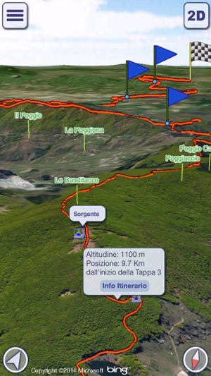 Alta Via dei Parchi - 3D Maps