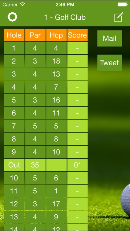 1-Golf Club : Customise GPS and ScoreCard App for You and Your Golf Club Members and Visitors