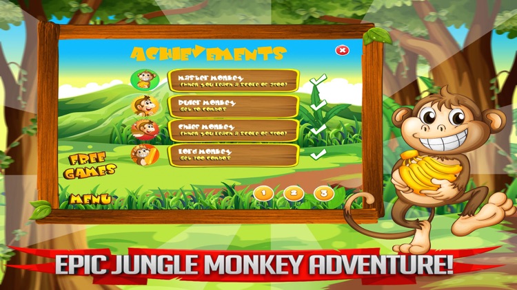 Monkey Thrill - Fun Kids Tap Game FREE!