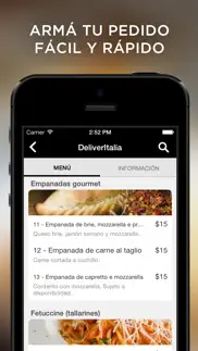 deliveritalia iphone capturas de pantalla 3
