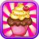 Cupcake Dessert Pastry Bakery Maker Dash - candy food cooking game! app icon - Games app for iPhone