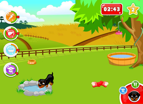My Sweet Dog 3 - Take care for your cute virtual puppy! iPad screenshot
