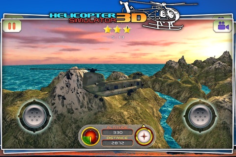 Helicopter Simulator 3D - Free games screenshot 3