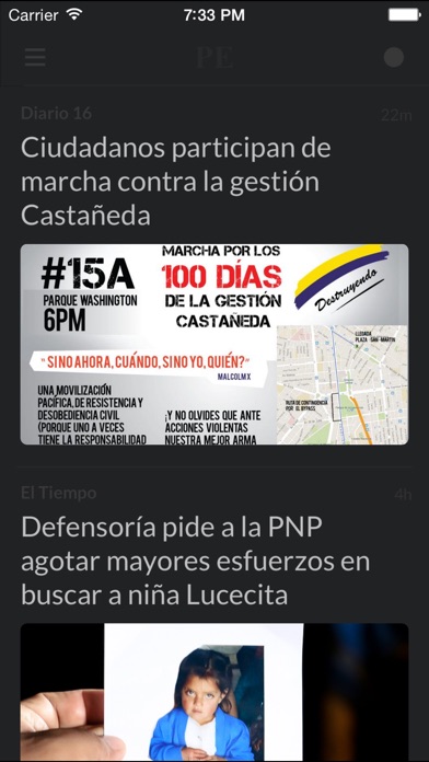 Periódicos PE - Los m... screenshot1