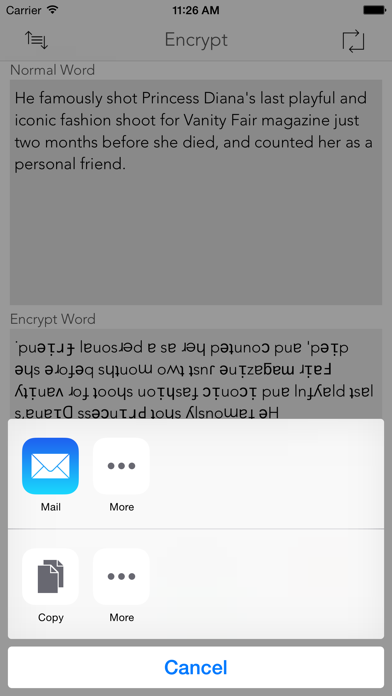 Screenshot #3 pour Encrypt Word