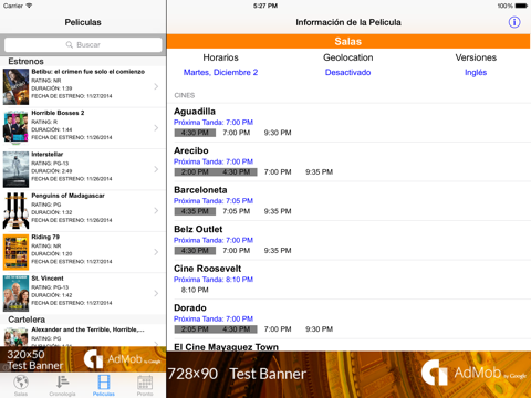 Cine iPad screenshot 4 - Entertainment app
