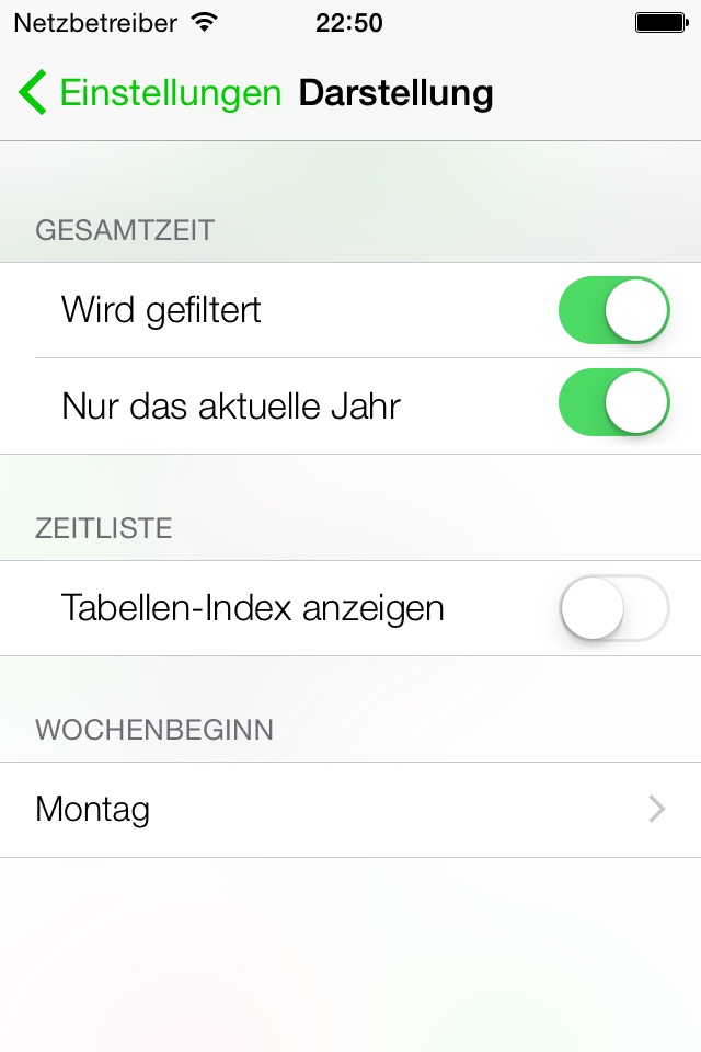 WorkBee Überstundenzähler screenshot 3