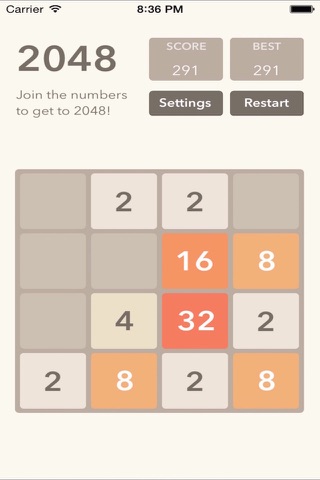 2048 Eng screenshot 2