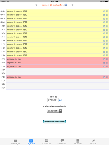 Screenshot #4 pour Agenda ABM