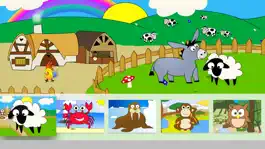 Game screenshot Baby discovers animals on TV mod apk