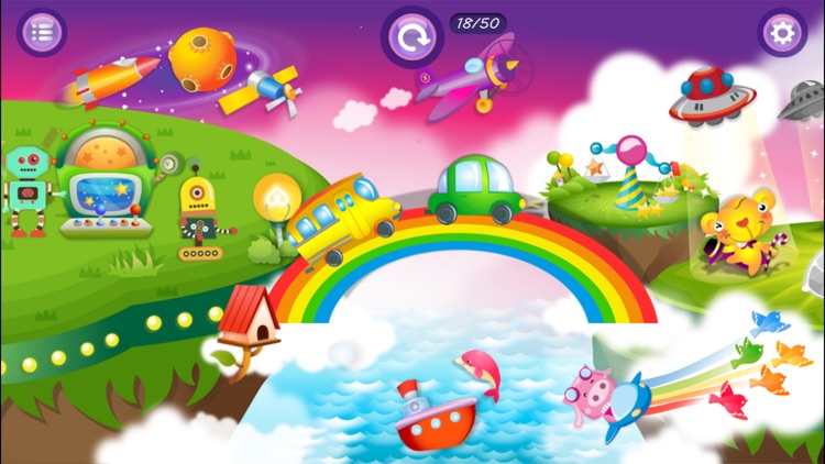 Kindergarten Learning Game - Exploring the World screenshot-3
