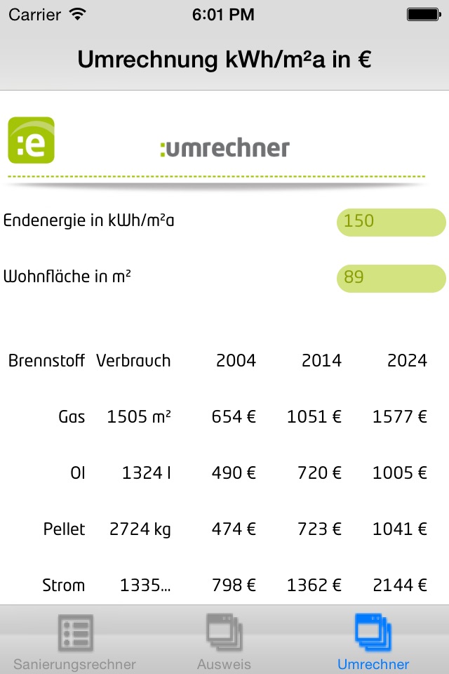 Energie- und Sanierungsrechner screenshot 4