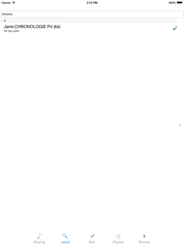 PureModPlay iPad screenshot 3 - Music app