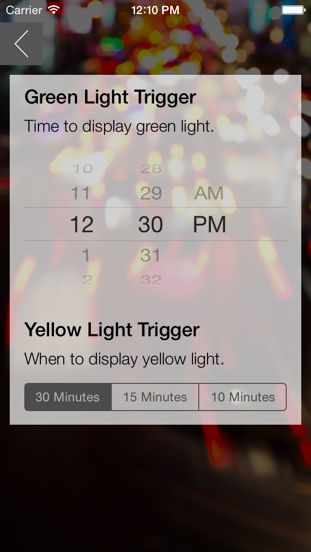 Traffic Light Wake Up Alarm & Timer screenshot 2